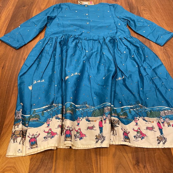 NWT Size 12 Joules Winter Wonderland Dress - Picture 2 of 4